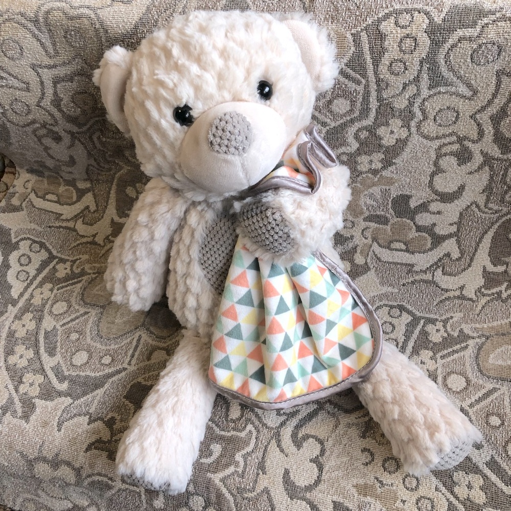 Scentsy Buddy 16” Serena the Sleepy Bear Plush with Lovey Blanket / Scentpak